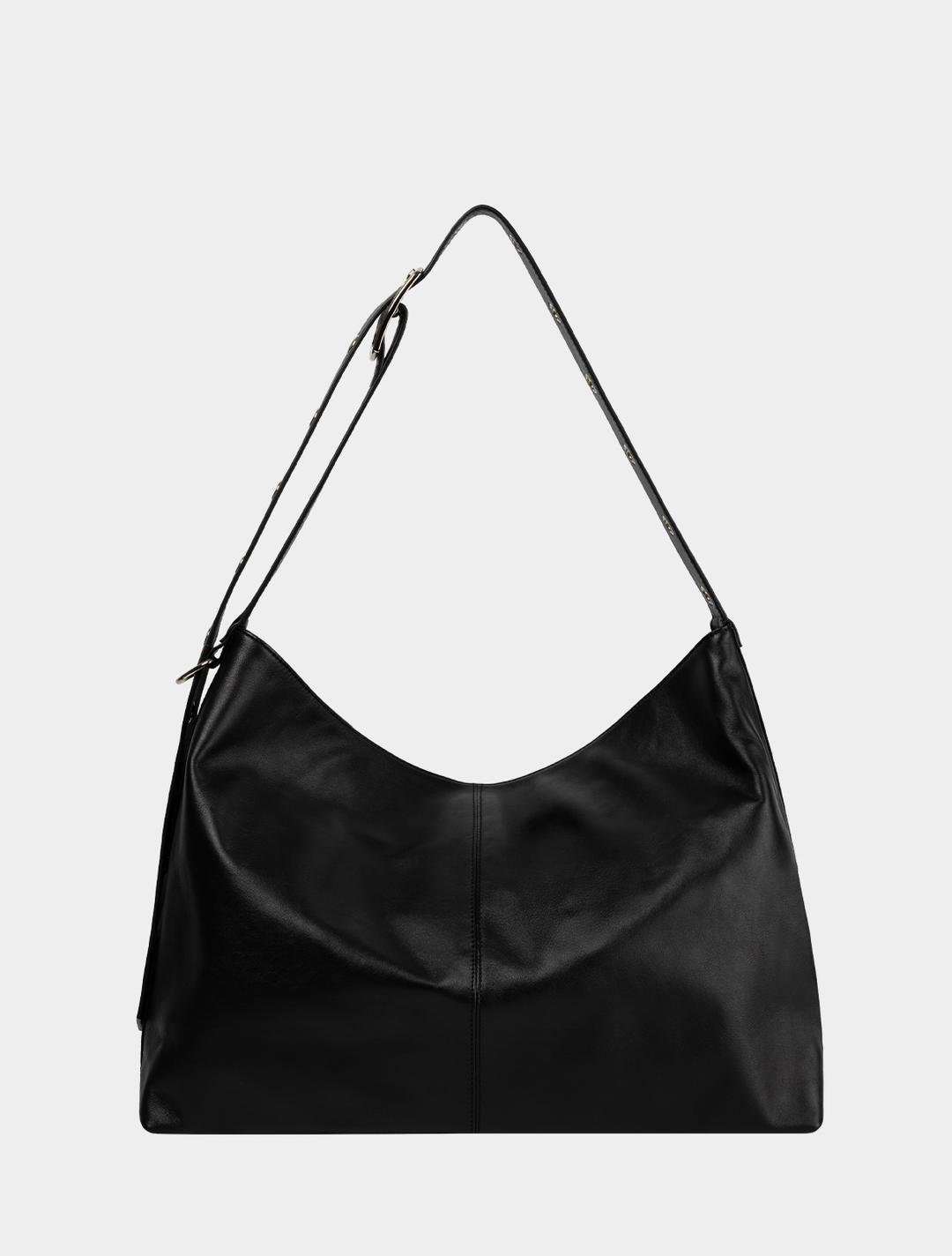 New Molly leather big bag (Black)