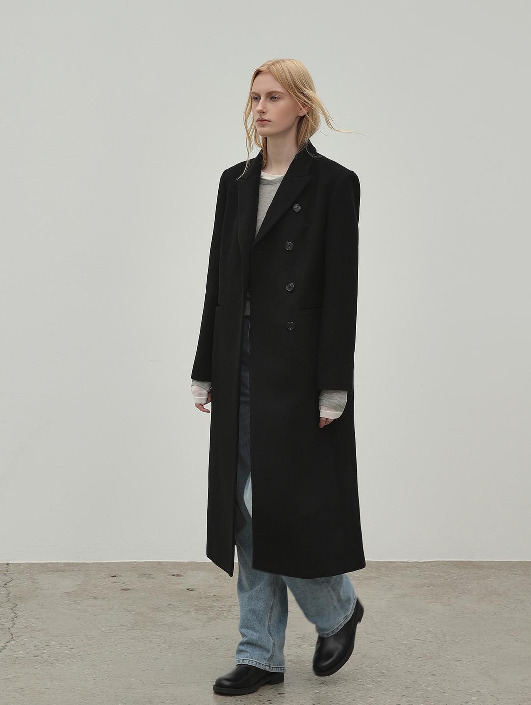 Ban Double Coat (Black)_프리오더 특별가