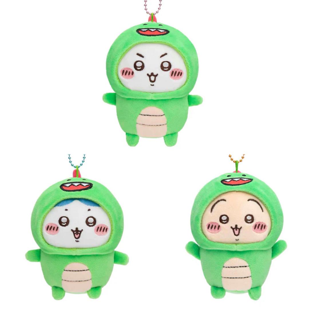 공룡군 옷을 입은 치이카와 하치와레 우사기 / 농담곰 먼작귀 나가노