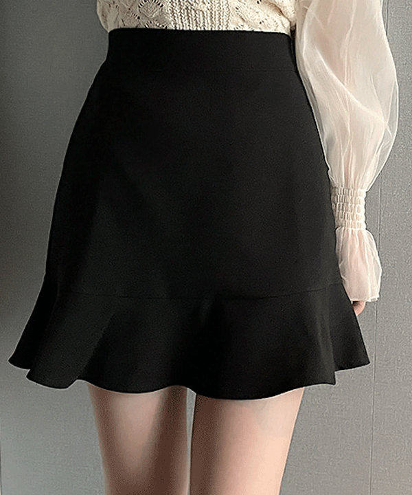 썸데이즈 베이직 미니 프릴스커트 4color