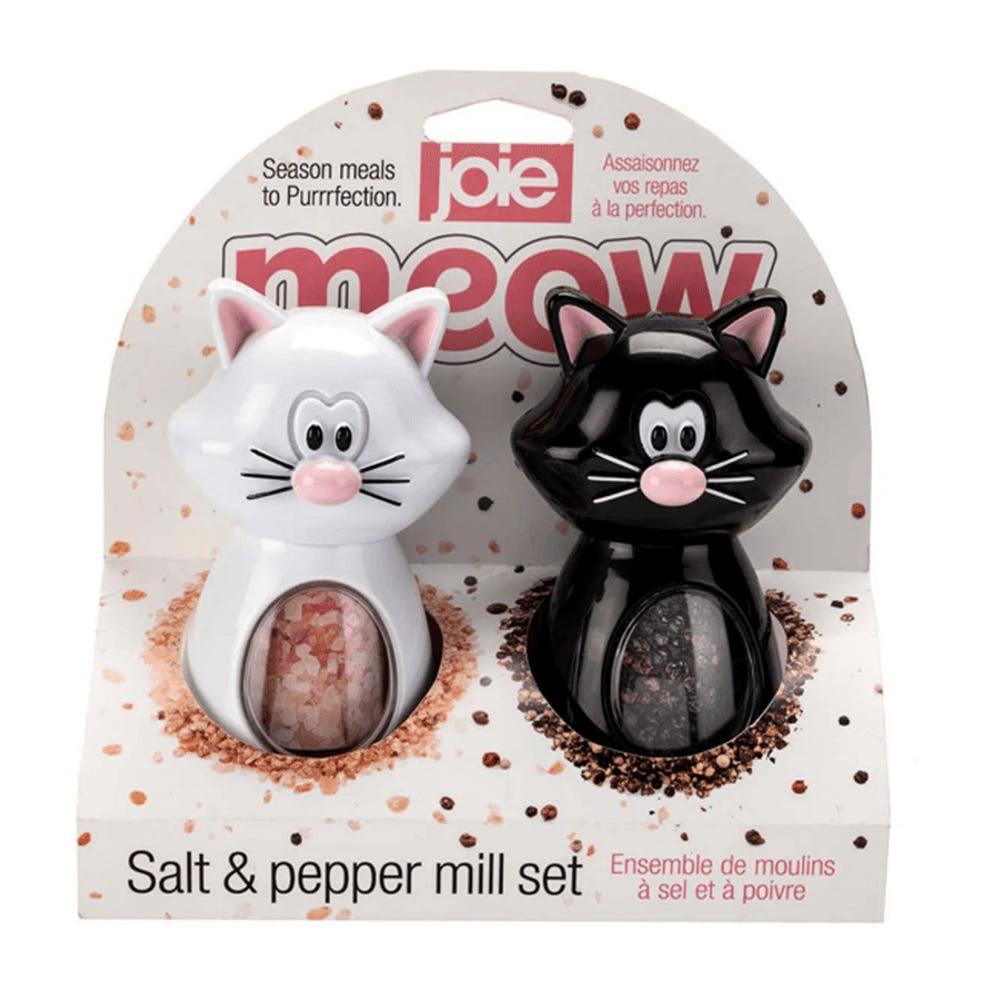 JOIE Meow 캣츠 소금 후추 그라이더 세트