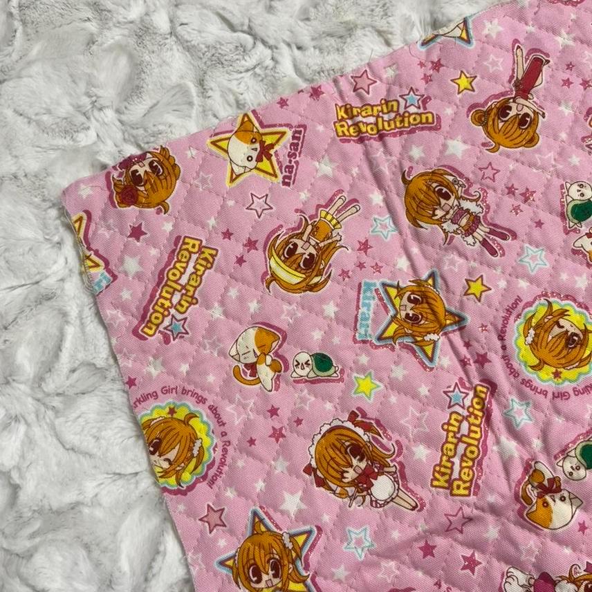 라라의 스타일기 고전원단 퀄팅 누빔 원단 다이어리 커버 파우치