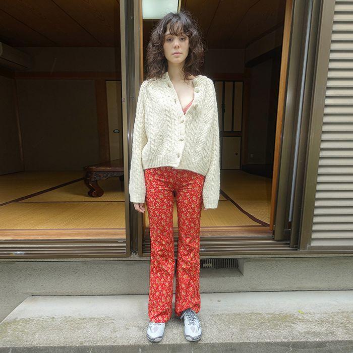 Abelia Pants_Hot Tomato