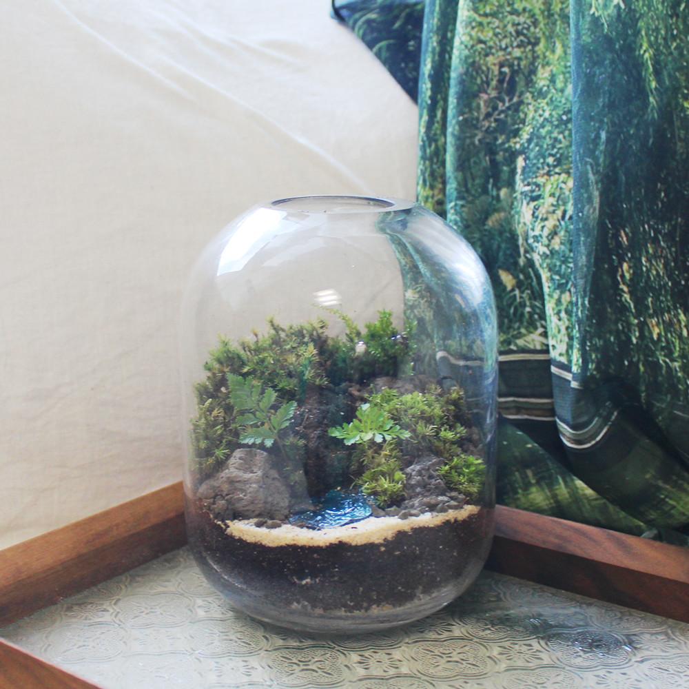 테라리움키트 테라리움만들기 이끼키우기 나만의휴양지 (소)