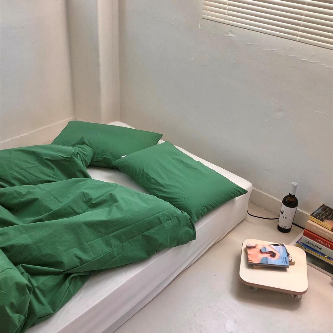 Cactus green duvet cover 60수 고밀도 이불커버