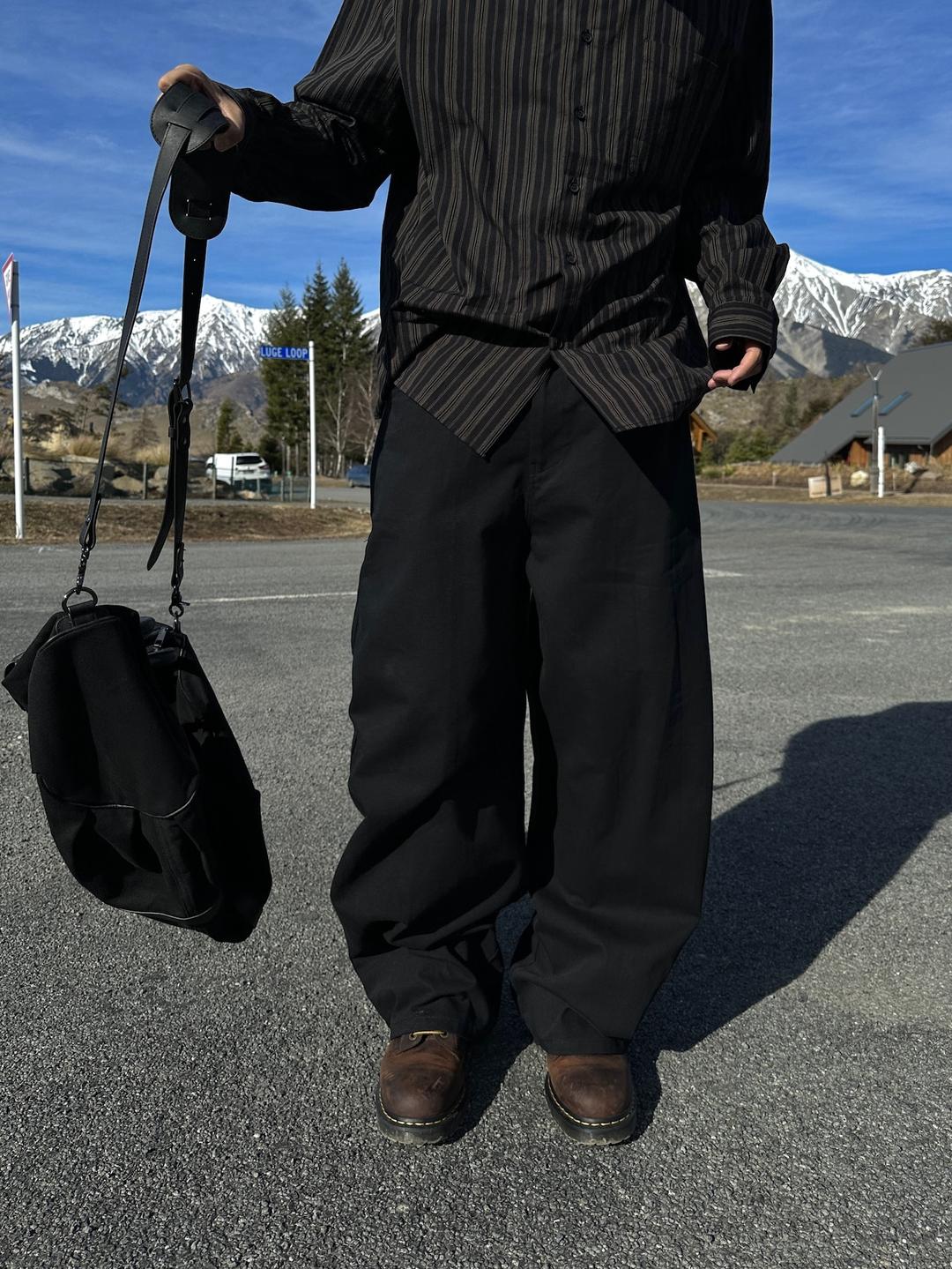 카본 코튼 와이드 벌룬 팬츠 3C