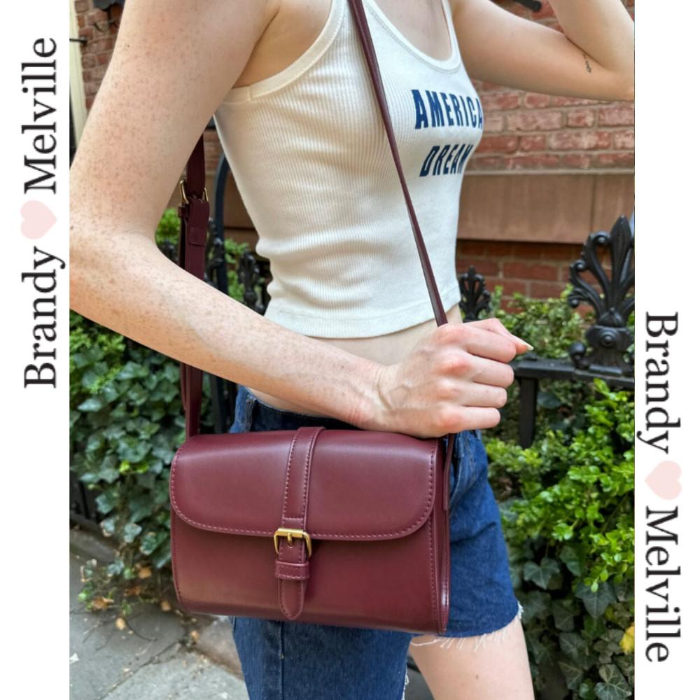 (무료배송) 브랜디멜빌 미니 숄더백 버건디