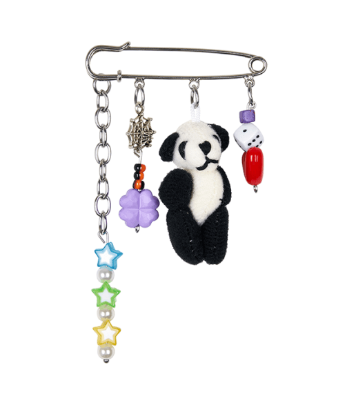유쓰배쓰(YOUTHBATH)  Tinkle pin key ring_Panda - 사이즈 & 후기 | 무신사