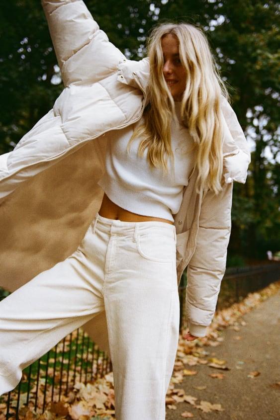 코듀로이 와이드 레그 팬츠