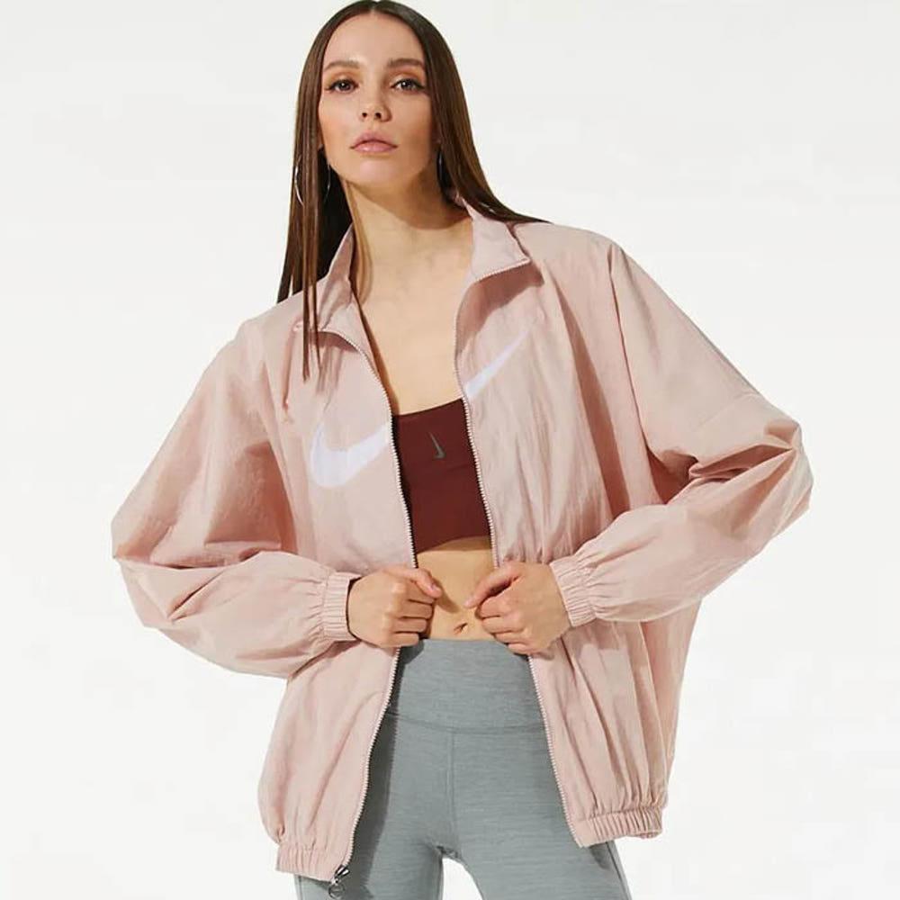 [해외] 나이키 여성 루즈핏 우븐 바람막이 러닝 간절기 집업 자켓 dm6182-601