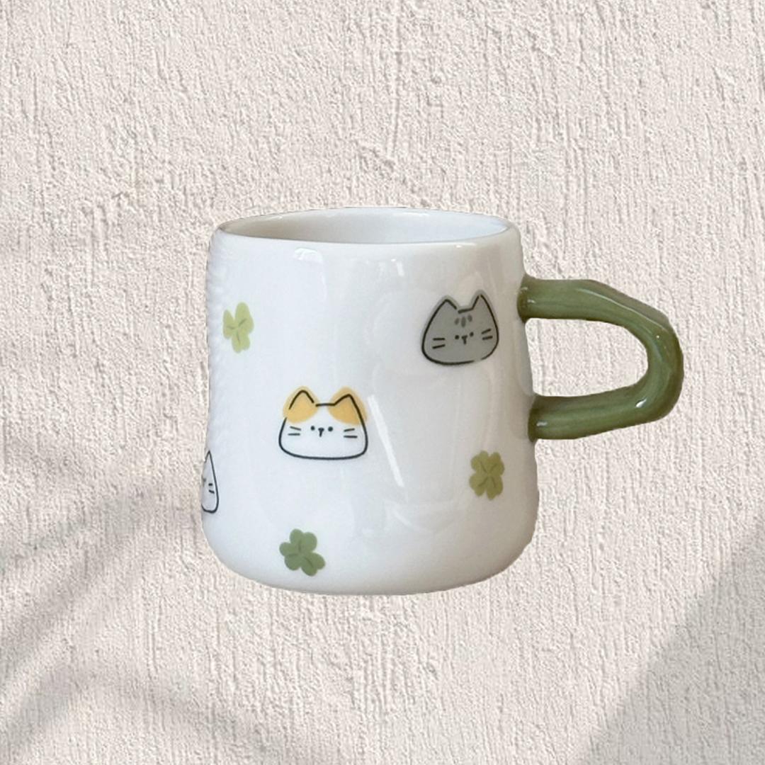 모여라 고양이 머그