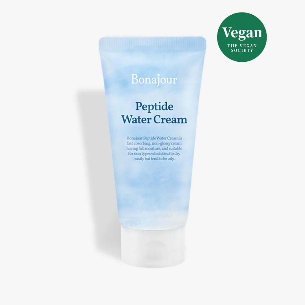 보나쥬르 비건 펩타이드 워터 크림 / 지성수부지 비건화장품 100ml