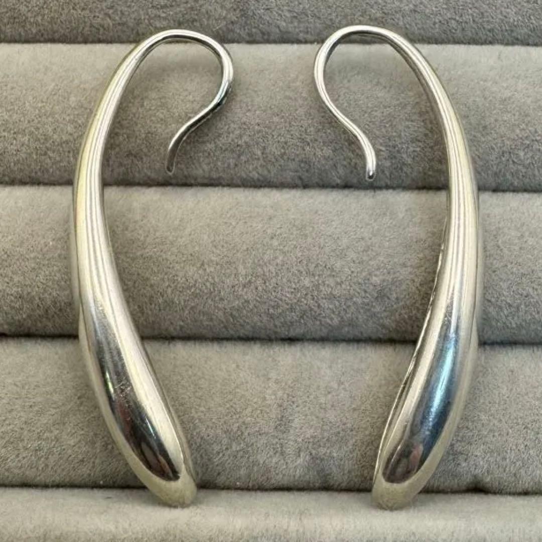 ディノス シルバー925 しずく型フックピアス