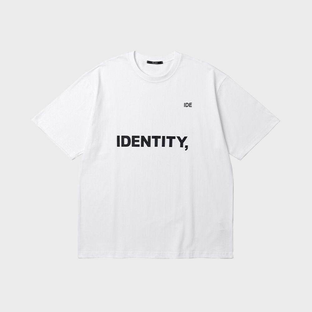 남성 아이덴티티 반팔 티셔츠 (WHITE) (HA6ST25-31)