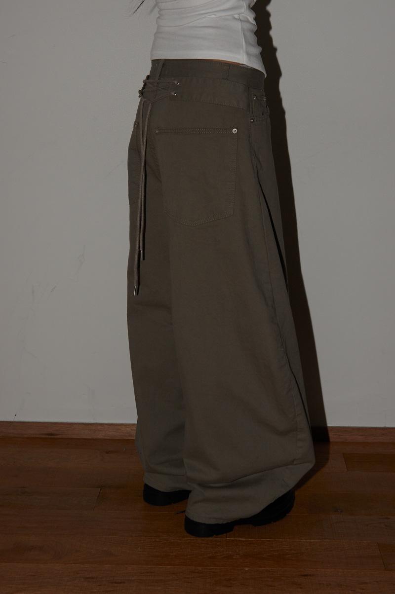 COZETTE MEGA WIDE BACK STRAP PANTS