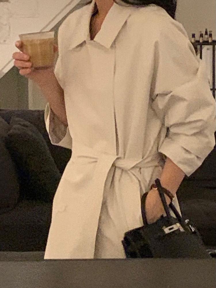 20세일(전체당일) 베르가못 로디 트렌치 롱 코트 : 얼리버드유