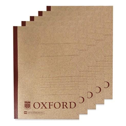 OXFORD 크라프트 잘펴지는 노트 A5 60매, 5개 - 유선/무선노트 | 쿠팡