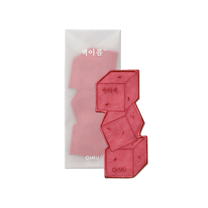 색이름 모양책갈피 _ 수박색