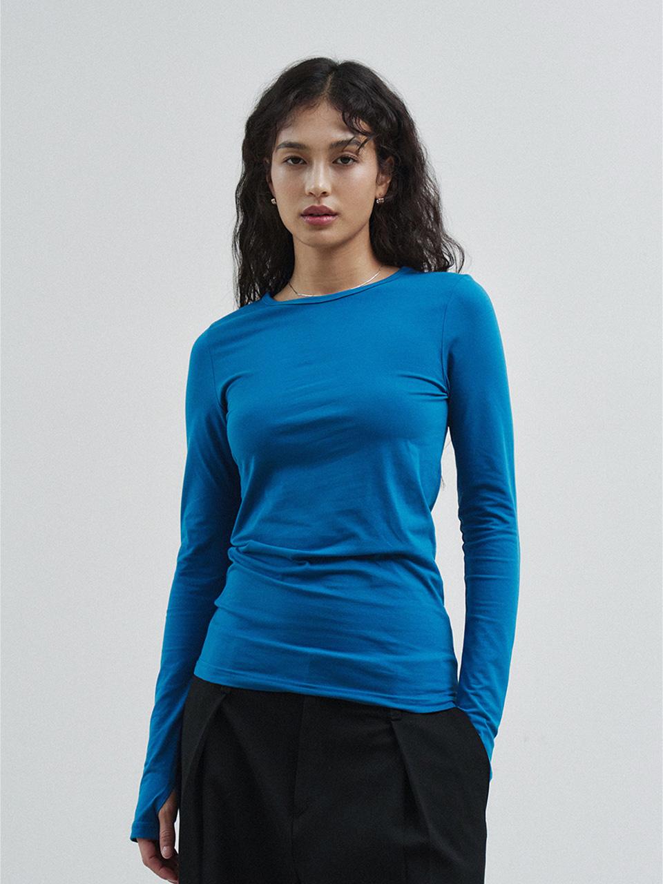 Solum Long sleeved T-shirt peacock blue