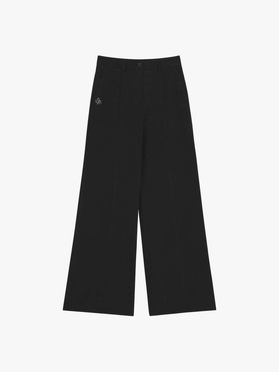 코튼 개버딘 팬츠_BLACK