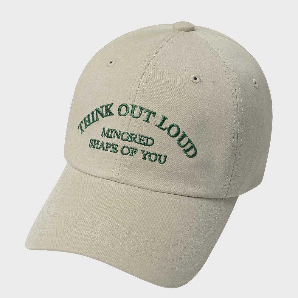 메이비 워시드 볼캡 베이지 JJAC7629