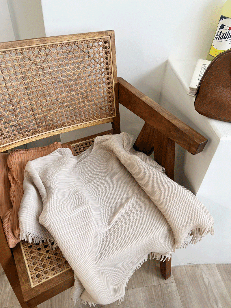 세이 프린지 반팔블라우스(bl)