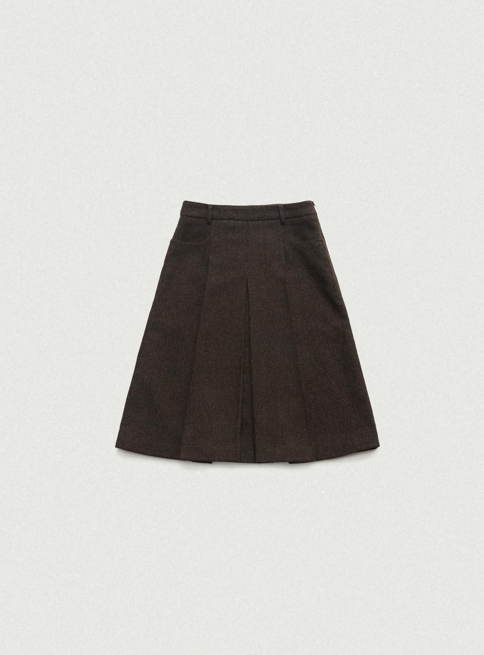Flint Wool Pleats Skirt [10월 중순 순차 배송]