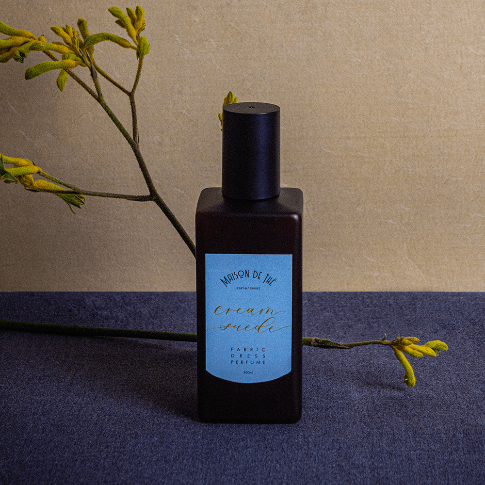 FABRIC DRESS PERFUME CREAM SUEDE
