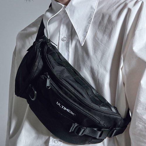 1502 웨이스트백 힙색 블랙