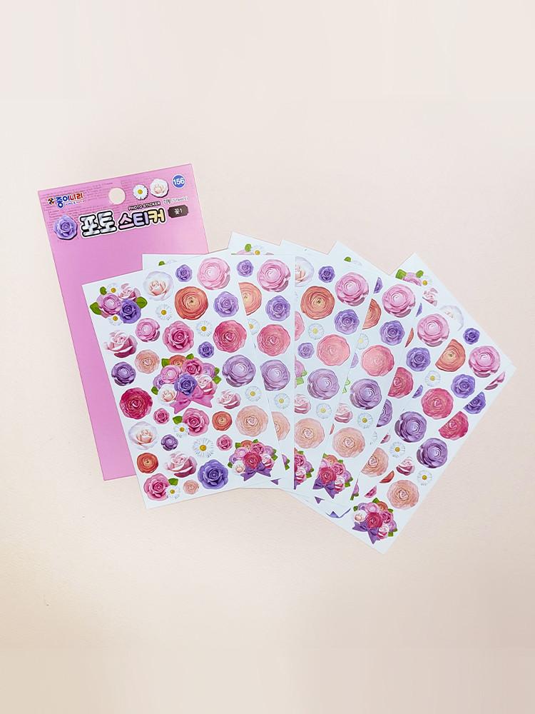 종이나라 포토스티커 (꽃1)