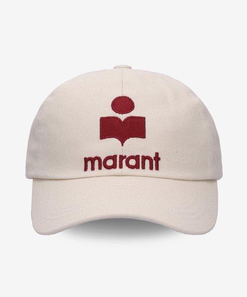 타이론 로고 볼캡 - 에크루:레드 / CQ001XHBA3C01JECRD