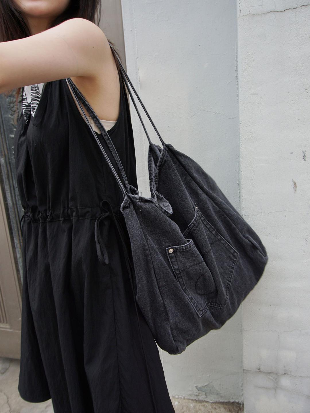 able big denim bag