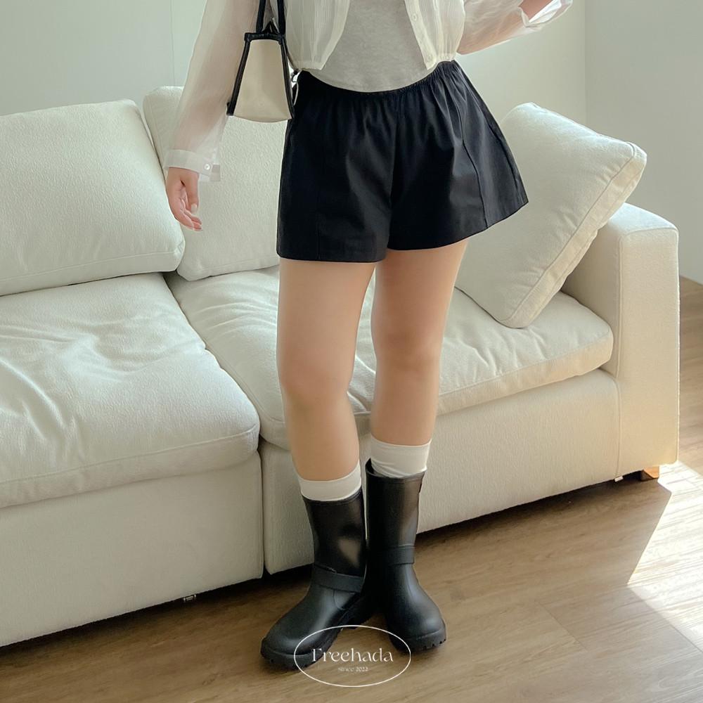 [MADE/하비추천] 허벅지소멸컷 -10kg 코튼 밴딩 절개 포켓 A라인 반바지 숏팬츠 빅사이즈팬츠 여름반바지 휴양지룩