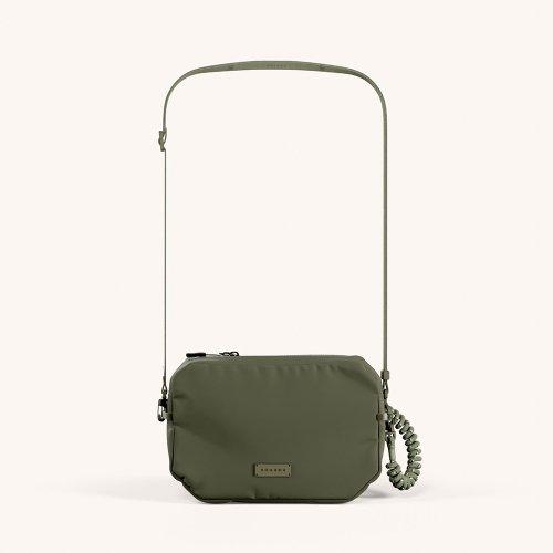 크로스바디백 & 슬림랜야드 세트 - 모스 그린