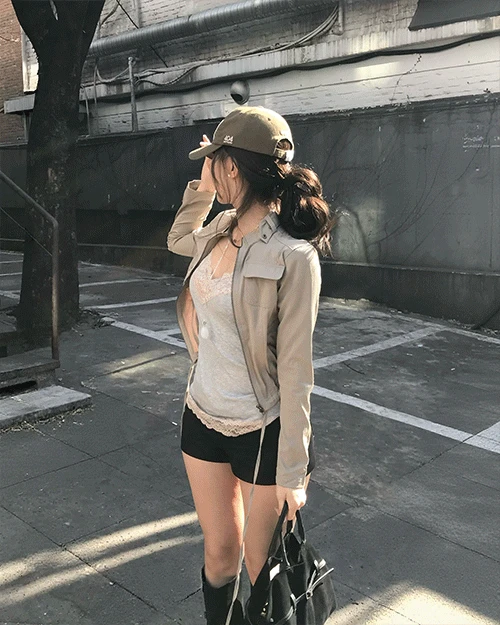 [ y2k 추구미 ] 하우프 빈티지 슬림 JK