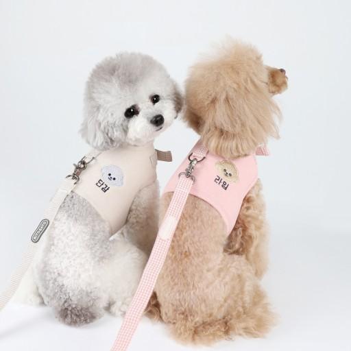 러비 커스텀 하네스 (컴퓨터 자수)