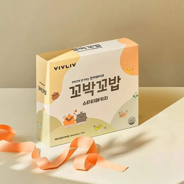 심으뜸 꼬박꼬밥 식사대용 단백질 쉐이크 40g 스타터패키지 세트 (초코+미숫가루+스윗콘+흑임자+민트초코+녹차+쑥 각 1포)