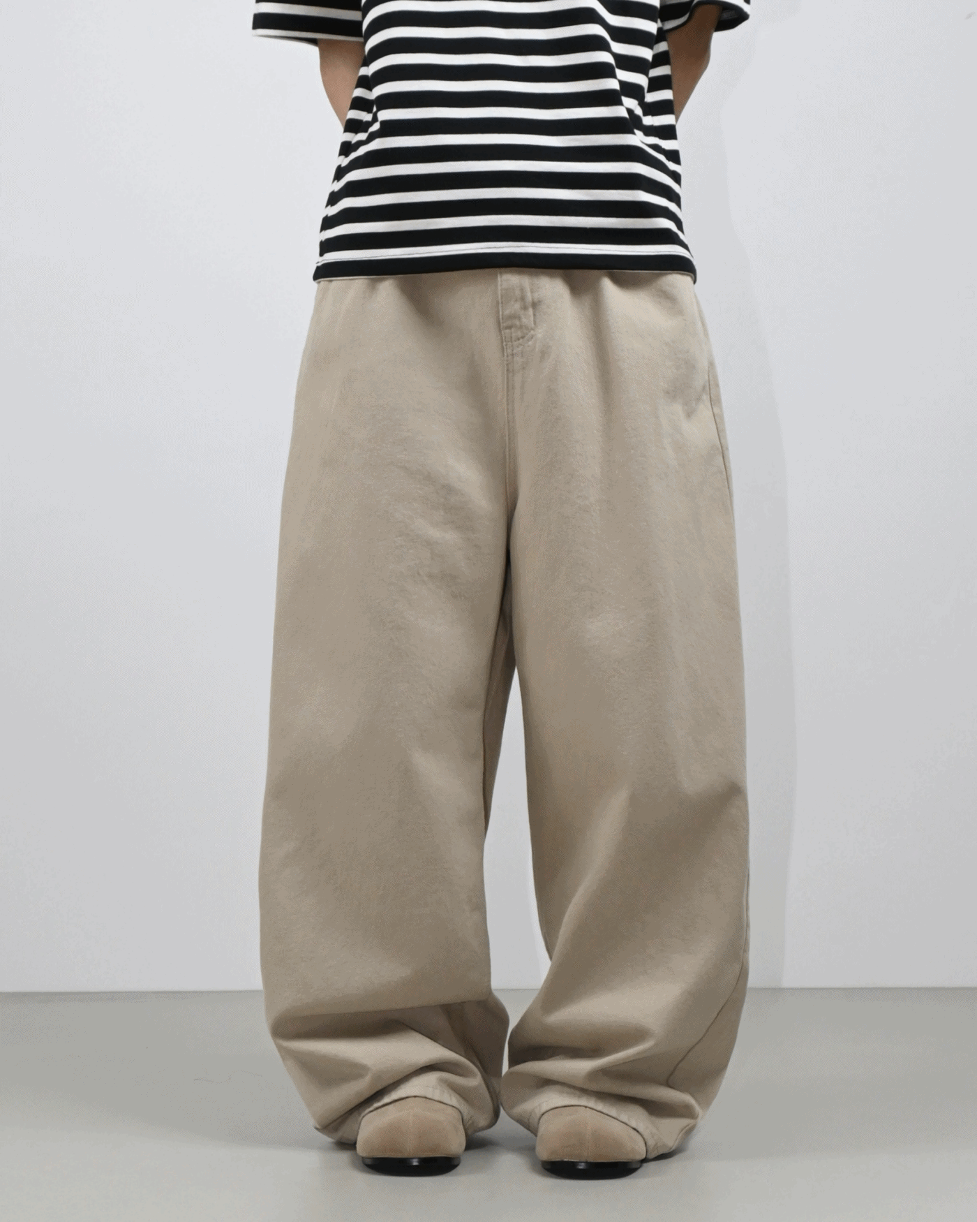 (1천 장 판매) natural wide cotton pants