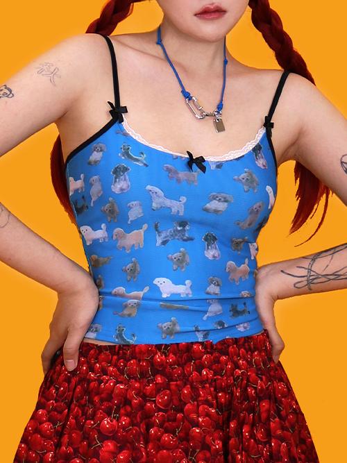 puppy puppy sleeveless (3color)