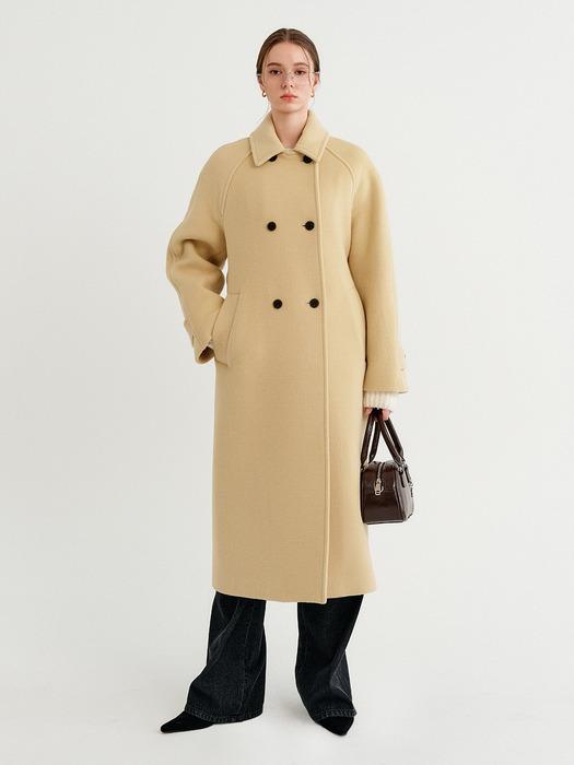 아트레인 캐시 더블 코트_버터 / ATREIN CASH DOUBLE COAT_BUTTER