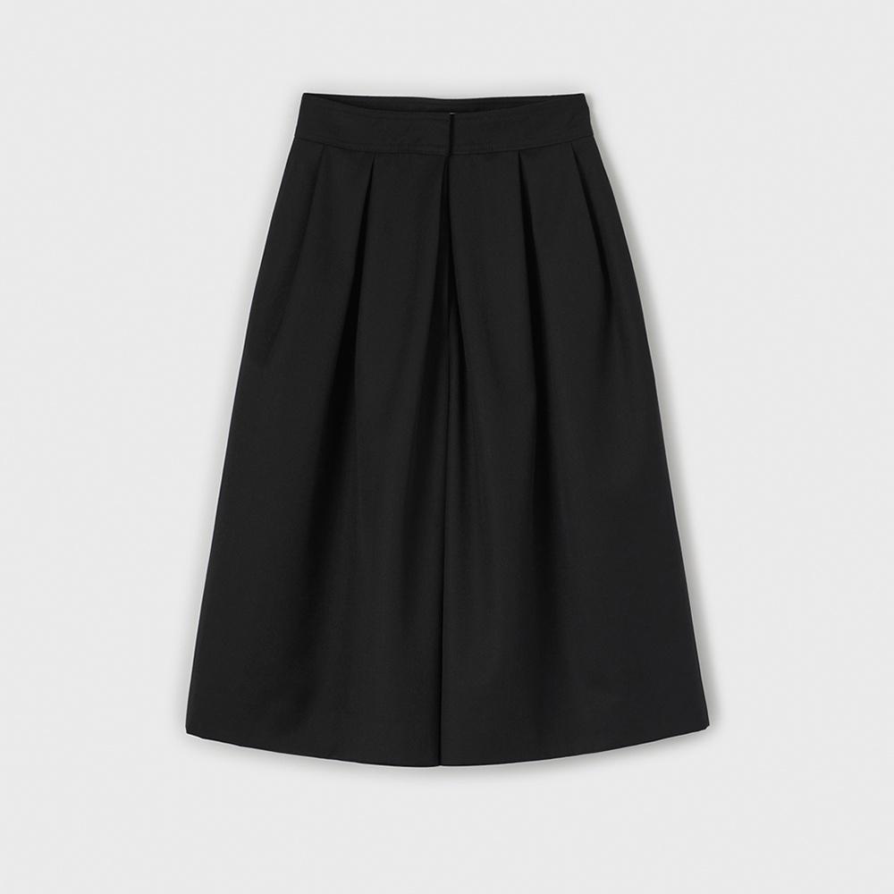 Half Double Tuck Trouser (Black)