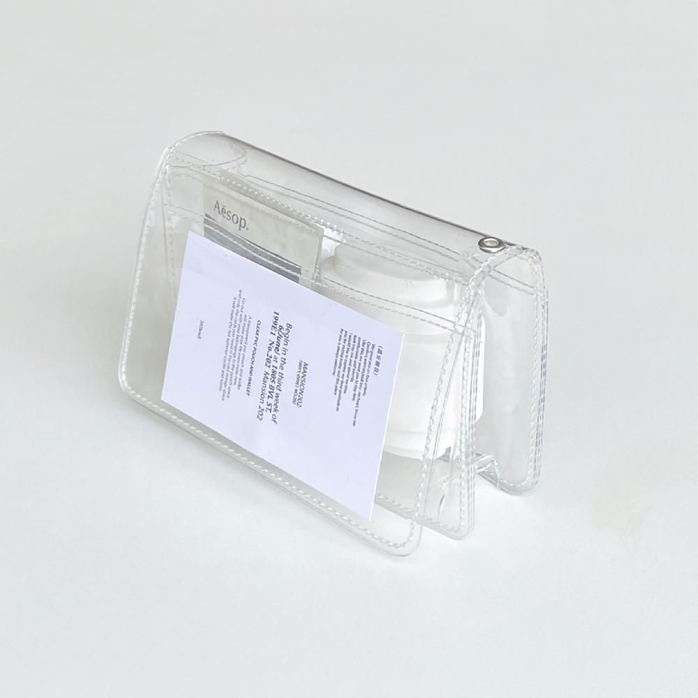 [B-grade] Clear pvc wallet&pouch