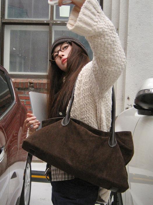 VENTO Bag [스웨이드/블랙레더]