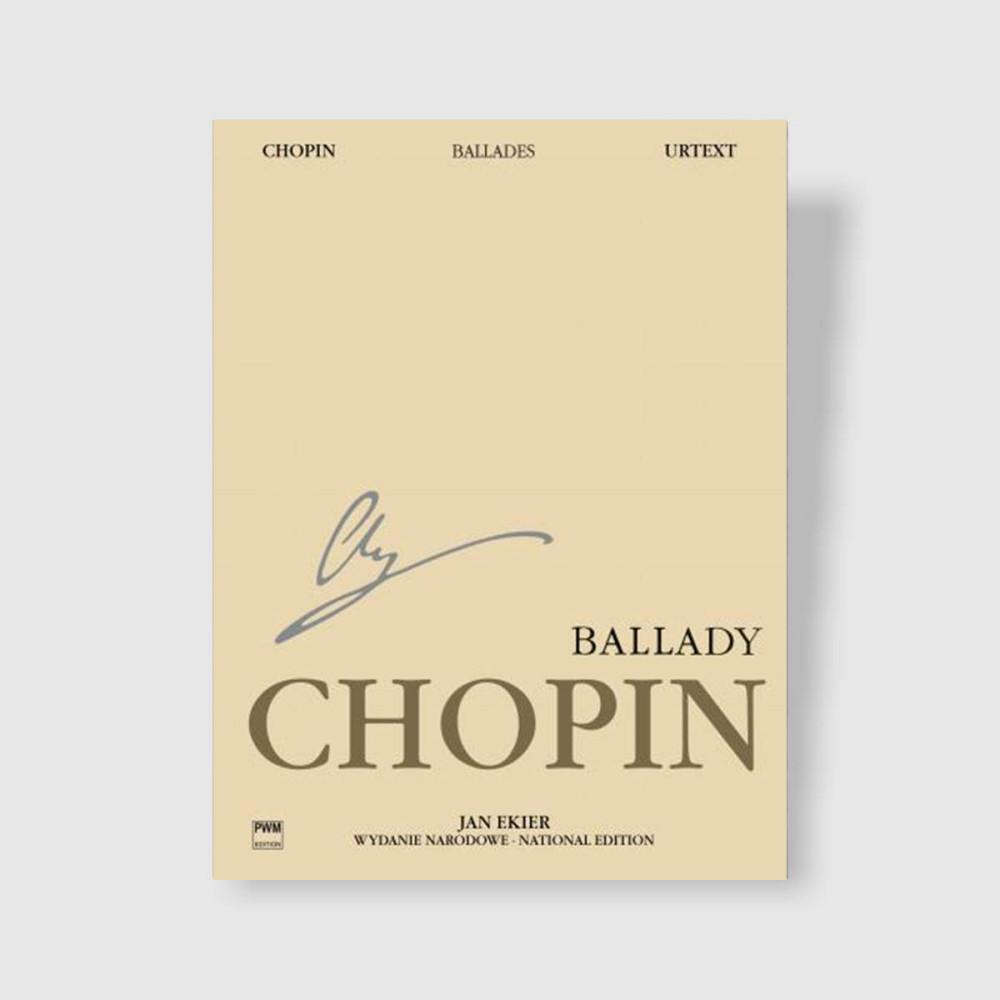 쇼팽 발라드 편집판 악보 에키에르 PWM Edition [CHOPIN 1] Chopin Ballades Jan Ekier Edition