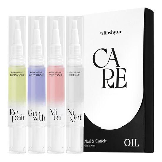 [NEW] 위드샨 네일&큐티클 오일펜 올케어 세트 (4ml x 4ea)