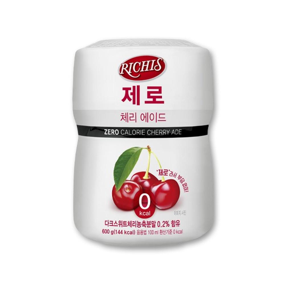 리치스 제로 체리 에이드 파우더 600g [원산지:국산(경기도 가평군)]