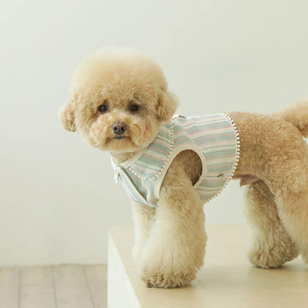 콩방울 린넨 하네스 - 민트