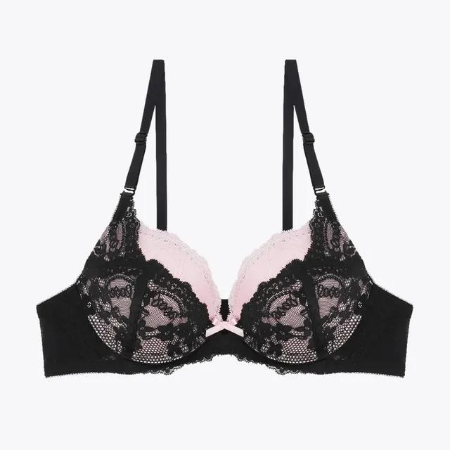 세트상품 블랙핑크 투톤 브라 팬티 세트