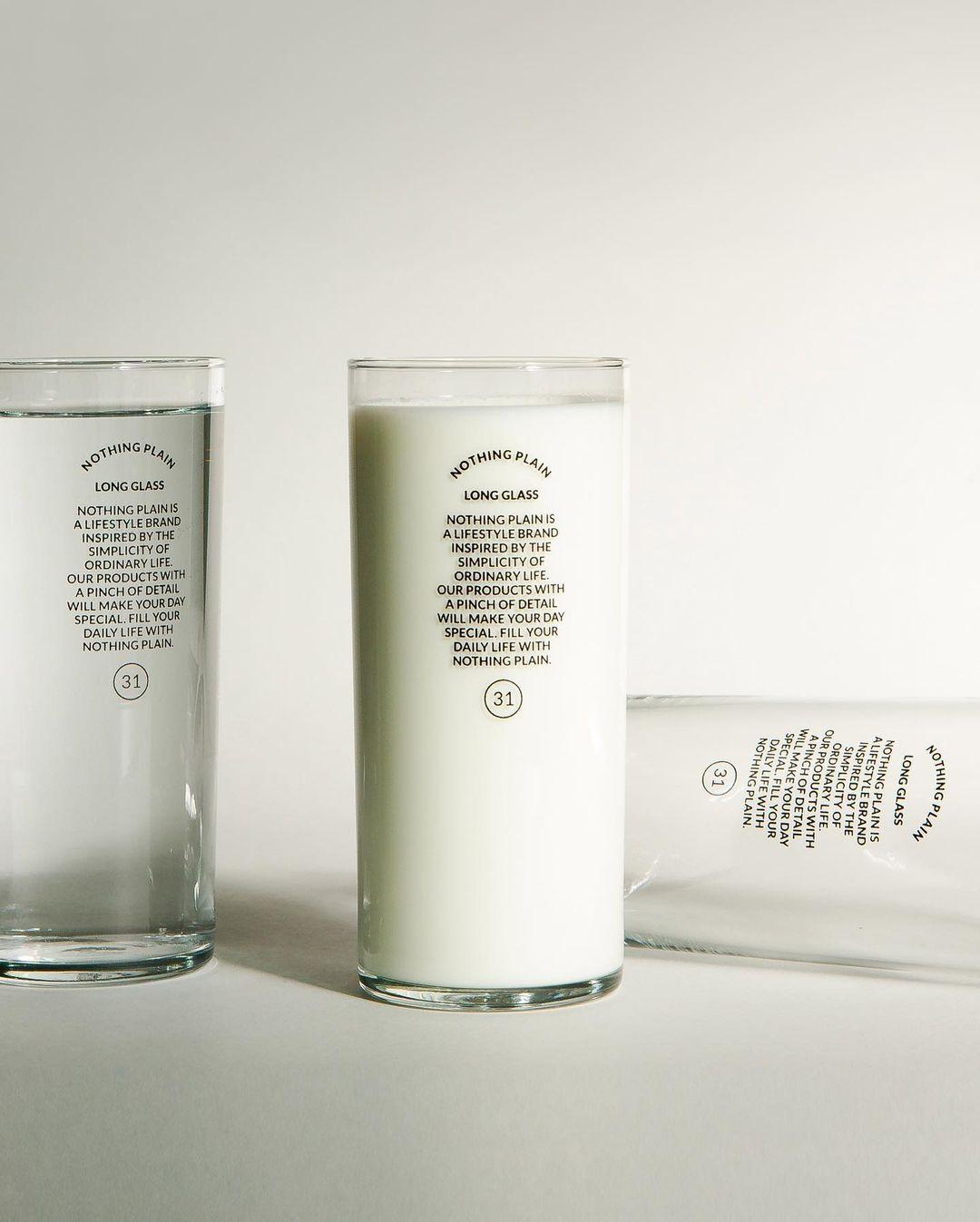 Nothing Plain | Long Glass Cup