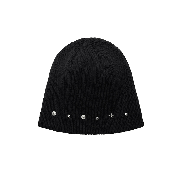 EDDY STUD BEANIE_BLACK